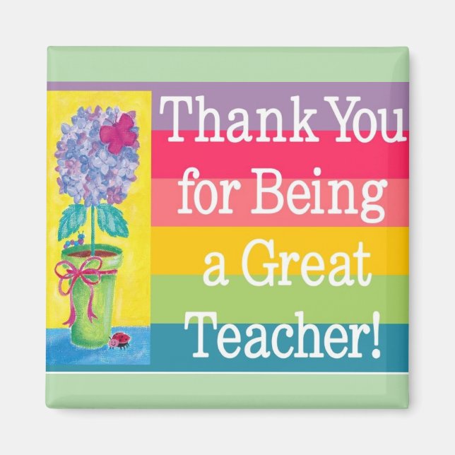 Underbar lärarmagnet magnet (Framsidan)