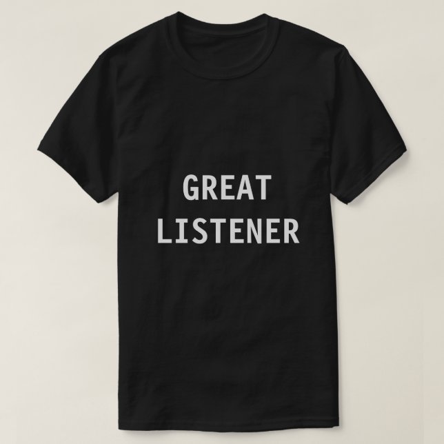 Underbar Listener Boykompis T Shirt (Design framsida)