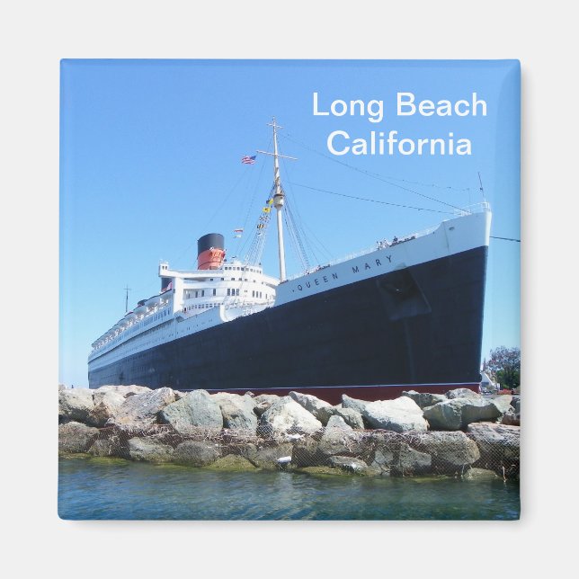 Underbar Long Beach Magnet! Magnet (Framsidan)