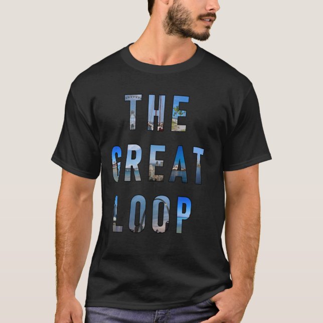 Underbar loop-looper som botar resans livsstil t shirt (Framsida)