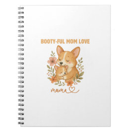 Underbar mamma kärlek Corgi mors dag Anteckningsbok