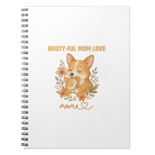 Underbar mamma kärlek Corgi mors dag Anteckningsbok