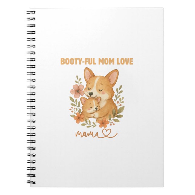 Underbar mamma kärlek Corgi mors dag Anteckningsbok (Framsidan)