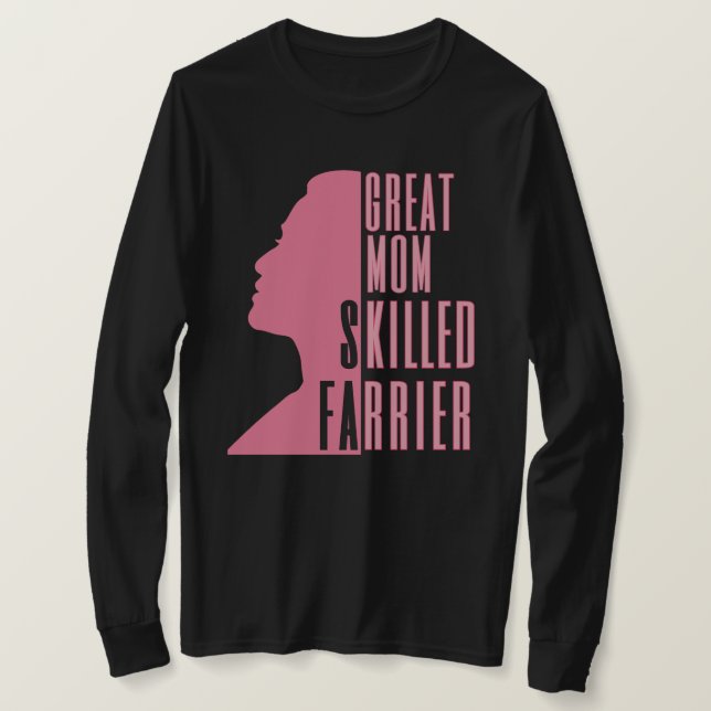 Underbar Mamma-skicklig färjor i Rosa T Shirt (Design framsida)