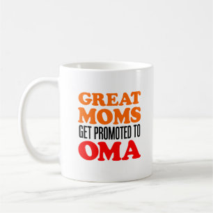 Underbar mammor som främjas till den Oma muggen Kaffemugg