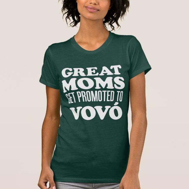 Underbar mammor som främjas till den Vovo T Shirt (Framsida)