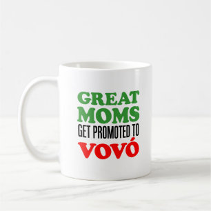 Underbar mammor som främjas till Vovo den Kaffemugg