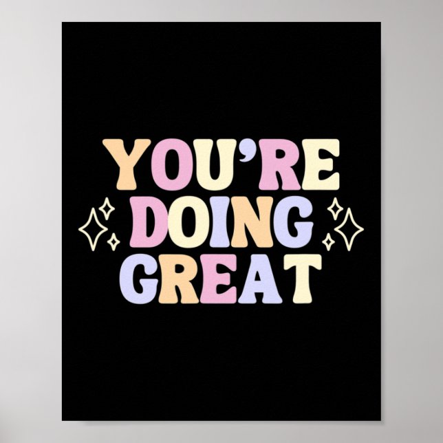 Underbar medvetenhet om psykisk hälsa poster (Framsidan)