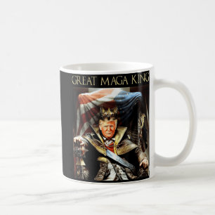 Underbar Mega Kung USA flagga Proud Ultra Maga Tru Kaffemugg