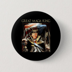 Underbar Mega Kung USA flagga Proud Ultra Maga Tru Knapp