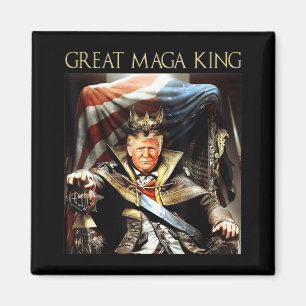 Underbar Mega Kung USA flagga Proud Ultra Maga Tru Magnet