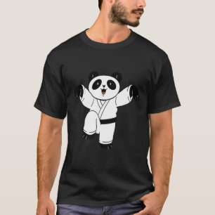 Underbar Mial Panda Bear Karate Kungfu Fight T Shirt