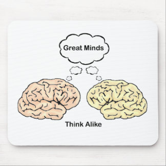 Underbar Minds Tänka Alike Musmatta