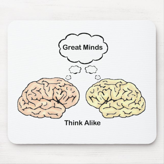 Underbar Minds Tänka Alike Musmatta (Framsidan)