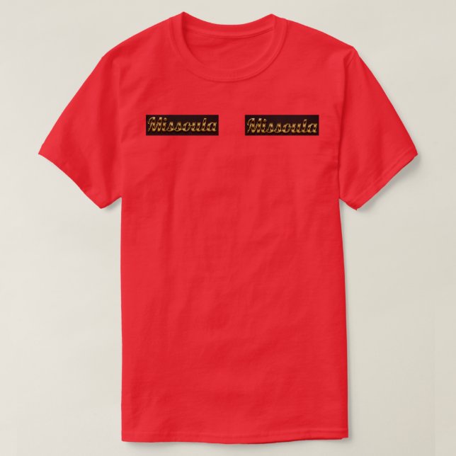 Underbar missoula montana t shirt (Design framsida)
