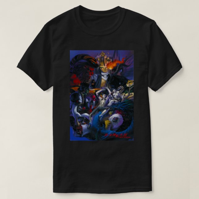 Underbar modell Shin Megami Tensei 3 Nocvert Gift  T Shirt (Design framsida)