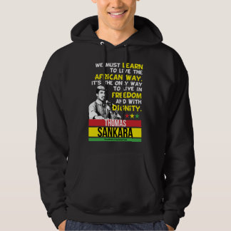 Underbar modell Thomas Africanist Sankara Gifts Mo Hoodie