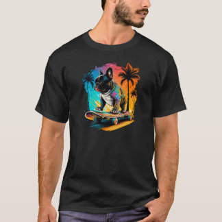 Underbar mops konståkning konstverk: Bedårande hun T Shirt
