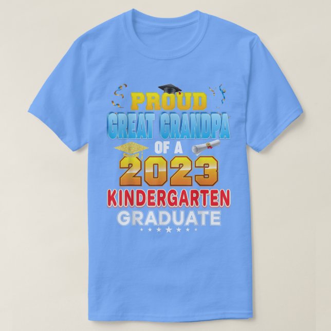 Underbar morfar av klass 2023 Kindergarten G T Shirt (Design framsida)