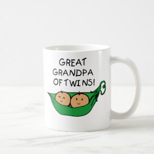 Underbar morfar av twillingarpoden kaffemugg