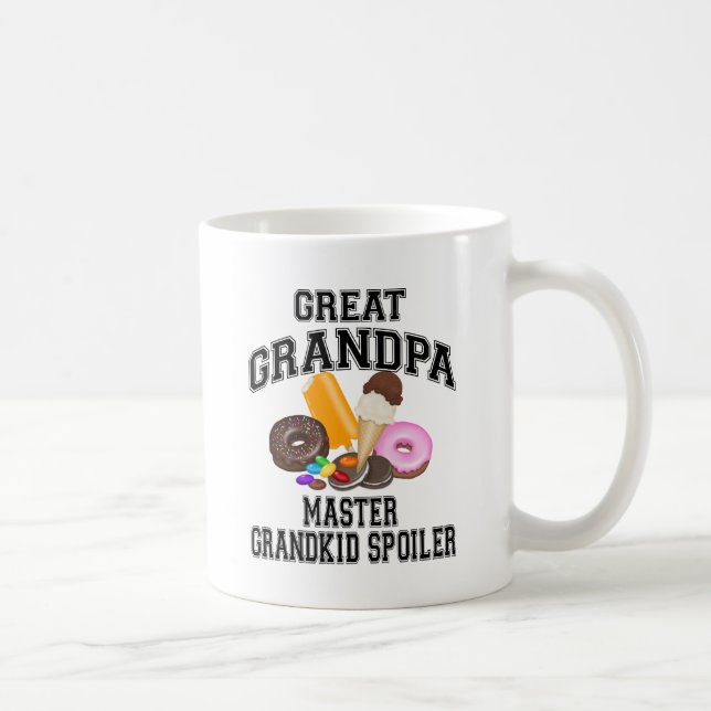 Underbar morfar för GrandkidSpoiler Kaffemugg (Höger)