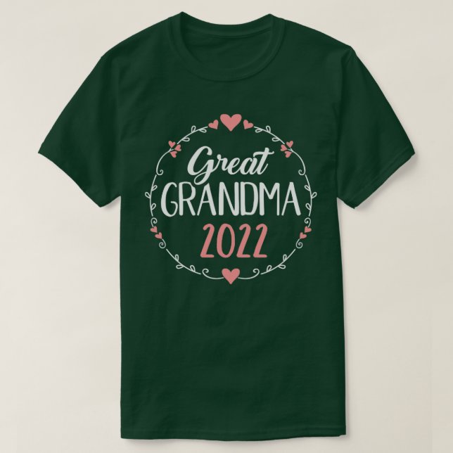 Underbar morma 2022 för gravid t shirt (Design framsida)