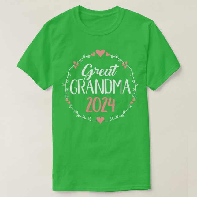 Underbar morma 2024 för gravid t shirt (Design framsida)