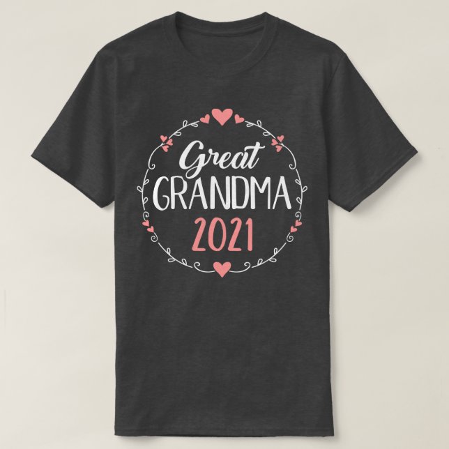 Underbar mormor 2021 t shirt (Design framsida)