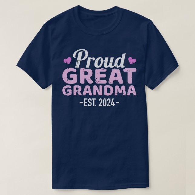 Underbar mormor 2024 t shirt (Design framsida)
