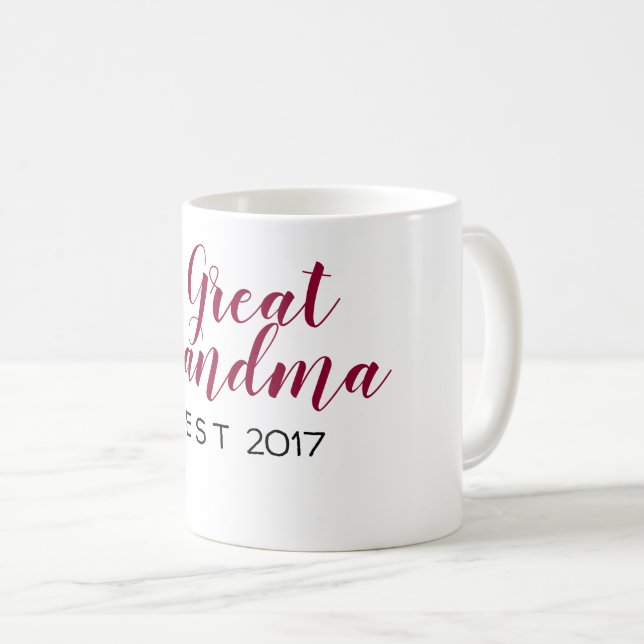 underbar mormor est kaffemugg (Framsida höger)
