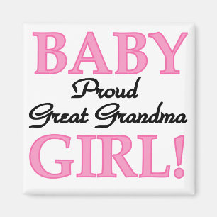 Underbar mormor Flicka Tshirts och presenter Magnet