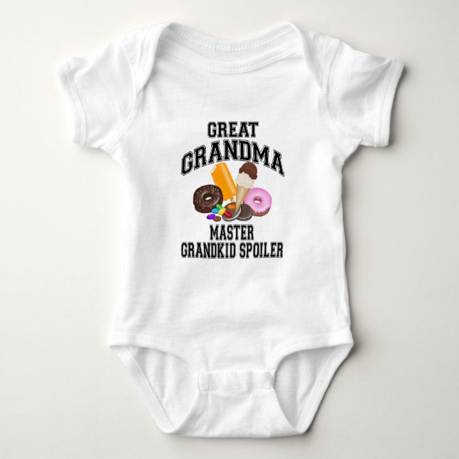 Underbar mormor för GrandkidSpoiler Tee Shirt (Framsida)