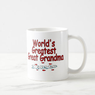 Underbar mormor för världsmästare kaffemugg