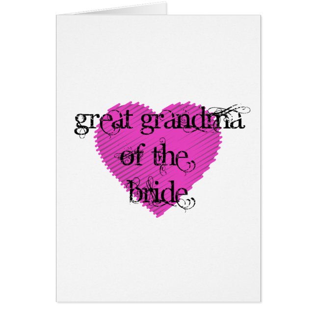Underbar mormor från Bride Hälsningskort (Framsidan)