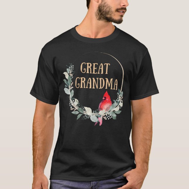 Underbar mormor Gigi Nana Gravid Anno T Shirt (Framsida)