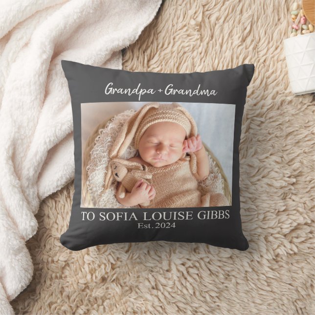 Underbar mormor, morfar och barnmorska - farmor kudde (Filt)