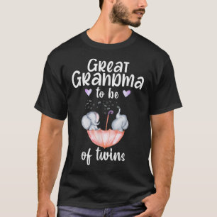 Underbar mormor som ska vara av Twillingar babysko T Shirt