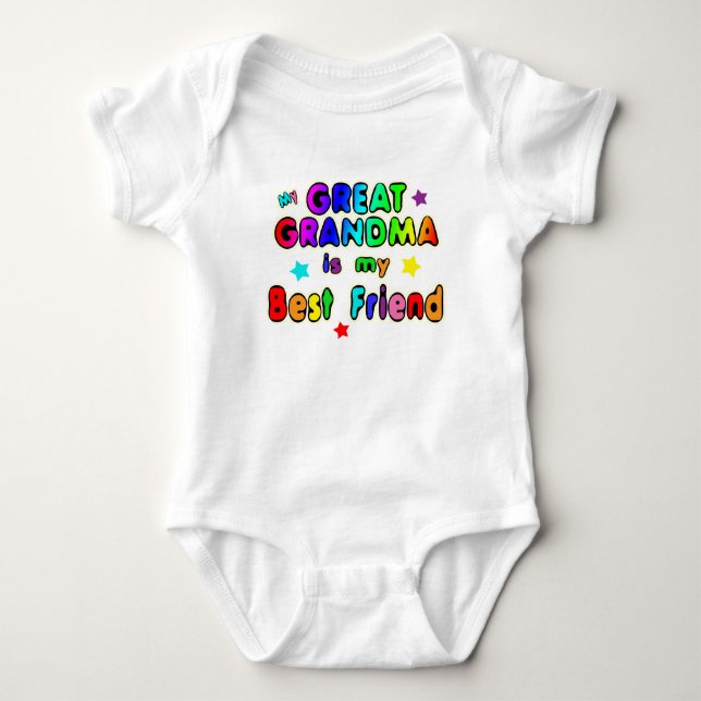 Underbar mormorbästa vän tee shirt (Framsida)