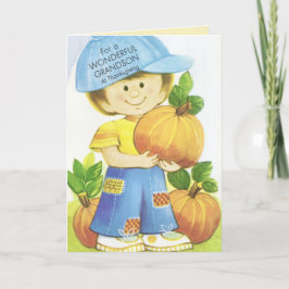 Underbar morson-Thanksgiving Helgkort
