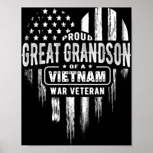 Underbar morson Vietnam Krig Veteran American Poster