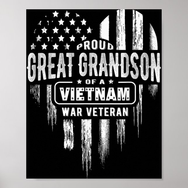 Underbar morson Vietnam Krig Veteran American Poster (Framsidan)