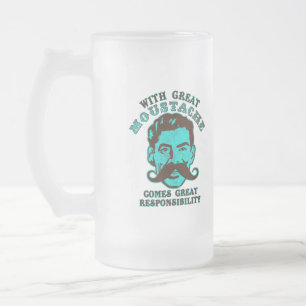 Underbar Moustache Frostat Ölglas