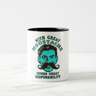 Underbar Moustache Två-Tonad Mugg