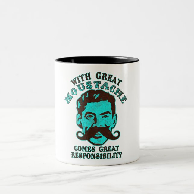 Underbar Moustache Två-Tonad Mugg (Center)