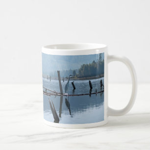 Underbar mug. för blåttHeronHaiku Kaffemugg
