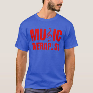 Underbar Musicherapistypeset-vintage T Shirt