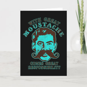Underbar Mustache Kort