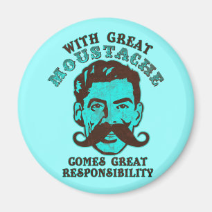 Underbar Mustache Magnet