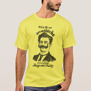 Underbar mustasch t shirt