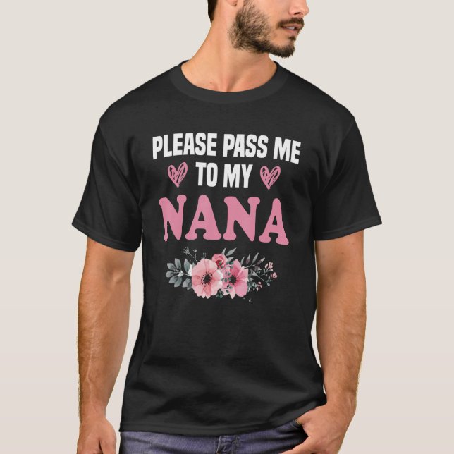 Underbar Nana, skicka mig till min Nana I Kärlek m T Shirt (Framsida)